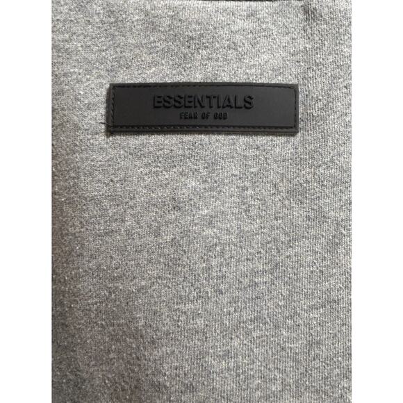 Fear Of God Essentials Men’s Relaxed Oversized Sweater Oatmeal Gray-Size Medium - Picture 4 of 7